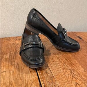 Franco Sarto Baylor Women’s Loafers – Size 6 – Black Leather